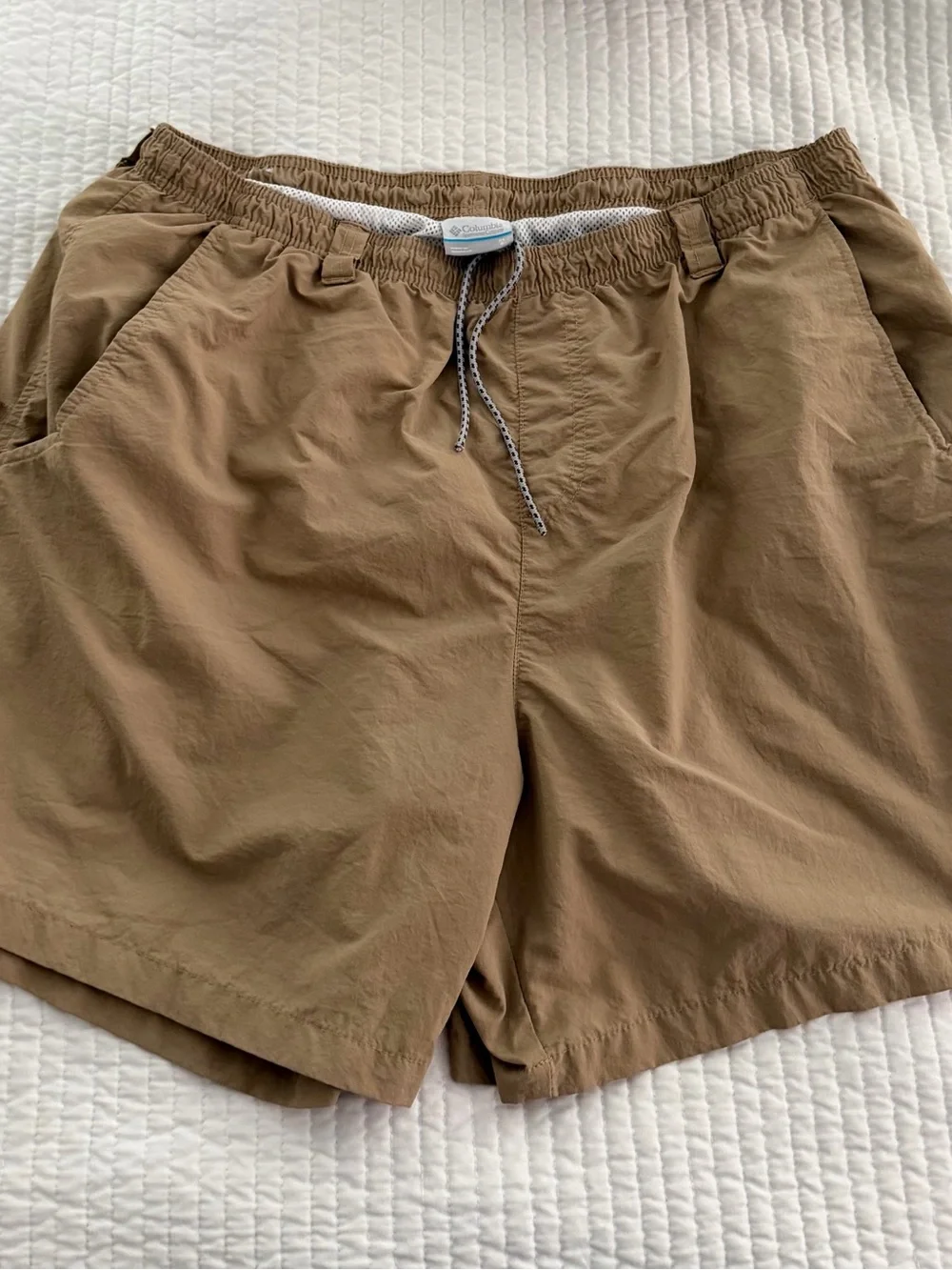 Columbia Brown Men's Drawstring Shorts